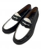 G.H.BASS×Weejunsジーエイチバス×ウィージャン）の古着「PENNY LOAFER　ペニーローファー」｜ブラック×ホワイト