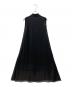 ANAYI (アナイ) シフォンコンビスキッパー衿 ワンピース ブラック サイズ:34：13000円