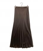 EVERYDAY I LIKE.×DEUXIEME CLASSEエヴリデイ アイ ライク×ドゥーズィエム クラス）の古着「Cu/R Maxi Skirt」｜ブラウン
