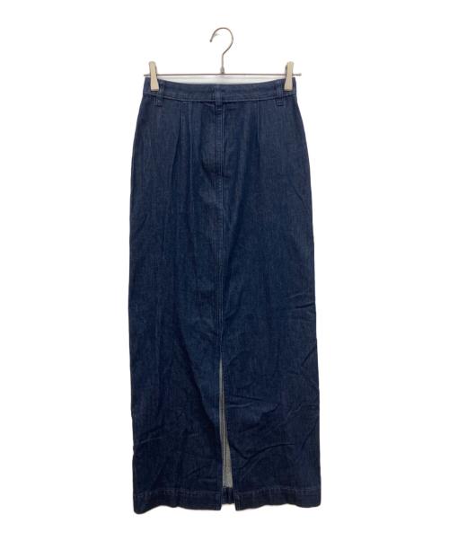 theory（セオリー）theory (セオリー) Drape Denim Maxi Trouser SK D　デニム ロングスカート インディゴ サイズ:023の古着・服飾アイテム