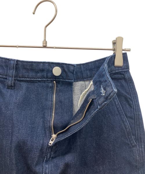 theory（セオリー）theory (セオリー) Drape Denim Maxi Trouser SK D　デニム ロングスカート インディゴ サイズ:023の古着・服飾アイテム