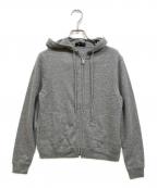theoryセオリー）の古着「Cashmere 3 Zip Up Hoodie」｜グレー