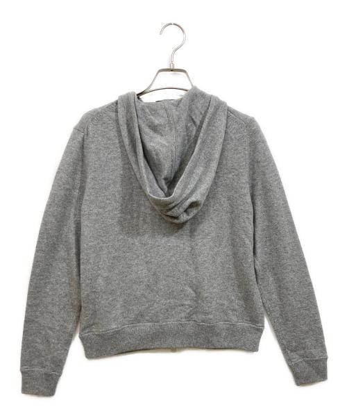 theory（セオリー）theory (セオリー) Cashmere 3 Zip Up Hoodie グレー サイズ:SIZE Pの古着・服飾アイテム