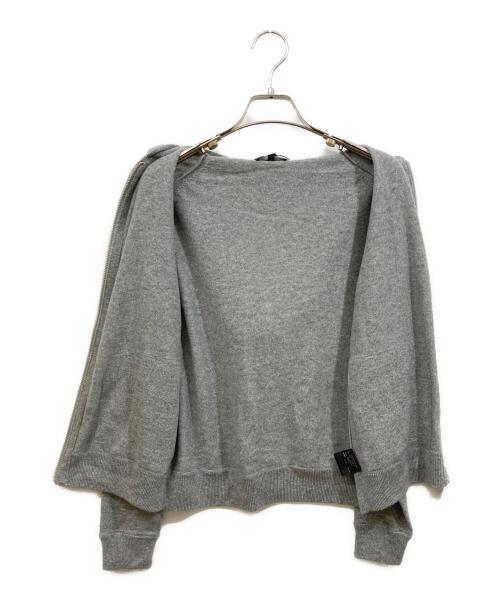 theory（セオリー）theory (セオリー) Cashmere 3 Zip Up Hoodie グレー サイズ:SIZE Pの古着・服飾アイテム