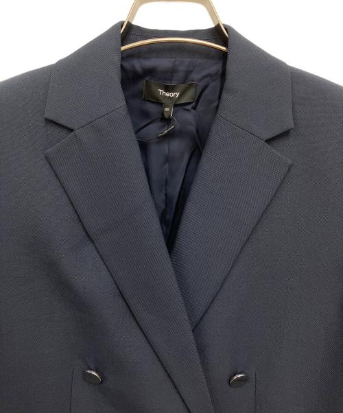 theory（セオリー）theory (セオリー) Oxford Wool Boxy DB JKT ネイビー サイズ:00の古着・服飾アイテム
