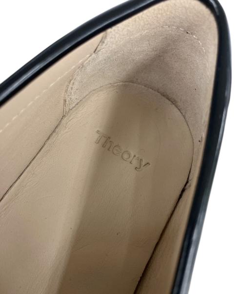 theory（セオリー）theory (セオリー) Polished Calf City Loafer ブラック サイズ:SIZE36の古着・服飾アイテム