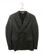 COMME des GARCONS HOMME DEUXコムデギャルソン オム ドゥ）の古着「ジップデザインダブルジャケット」｜グレー