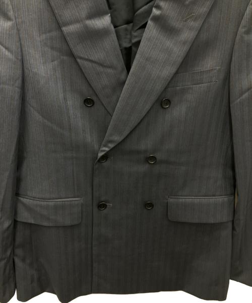 COMME des GARCONS HOMME DEUX（コムデギャルソン オム ドゥ）COMME des GARCONS HOMME DEUX (コムデギャルソン オム ドゥ) ジップデザインダブルジャケット グレー サイズ:Mの古着・服飾アイテム