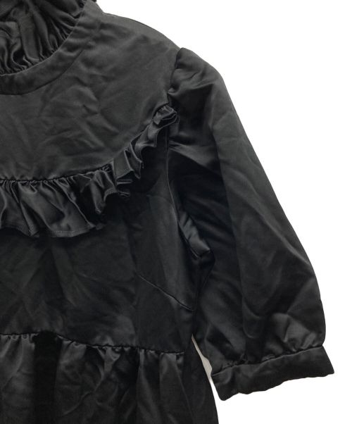 COMME des GARCONS GIRL（コムデギャルソンガール）COMME des GARCONS GIRL (コムデギャルソンガール) フリルドレス ブラック サイズ:Sの古着・服飾アイテム