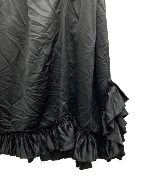 COMME des GARCONS GIRL（コムデギャルソンガール）COMME des GARCONS GIRL (コムデギャルソンガール) フリルドレス ブラック サイズ:Sの古着・服飾アイテム