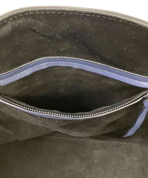 CELINE（セリーヌ）CELINE (セリーヌ) レザーハンドバッグ ネイビーの古着・服飾アイテム