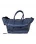 CELINE（セリーヌ）の古着「レザーハンドバッグ」｜ネイビー