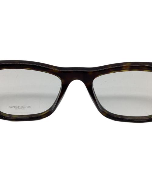 OLIVER PEOPLES（オリバーピープルズ）OLIVER PEOPLES (オリバーピープルズ) 眼鏡 ブラウンの古着・服飾アイテム