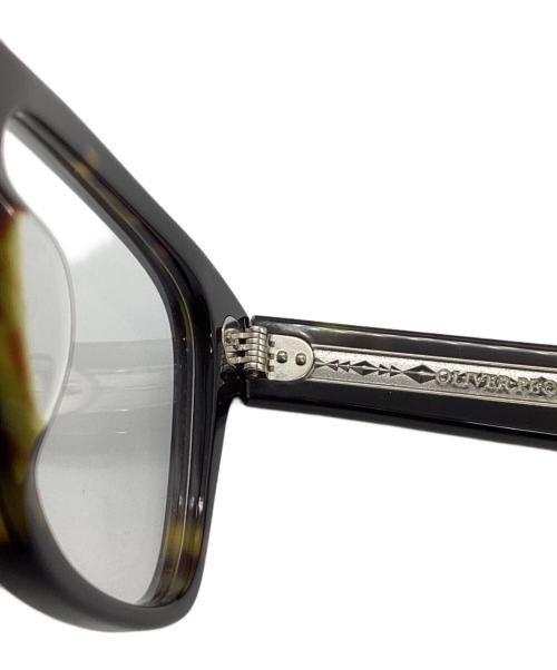 OLIVER PEOPLES（オリバーピープルズ）OLIVER PEOPLES (オリバーピープルズ) 眼鏡 ブラウンの古着・服飾アイテム