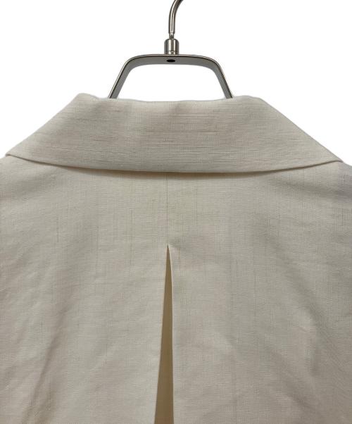 Mame Kurogouchi（マメクロゴウチ）mame kurogouchi (マメクロゴウチ) Viscose Hemp Round Shirt ベージュ サイズ:1の古着・服飾アイテム