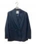 Spick and Span（スピックアンドスパン）の古着「T/Rピンストライプピークドジャケット 24010200201010」｜ネイビー