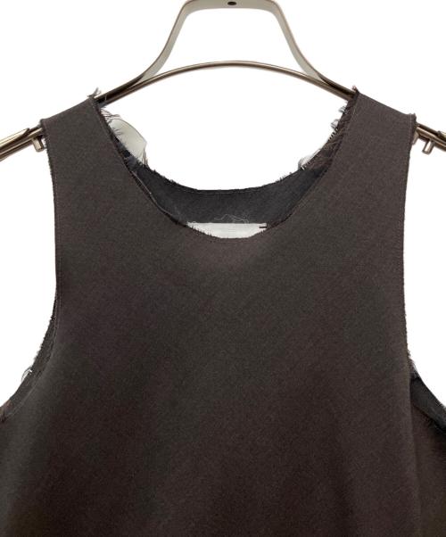 gabriela coll garments（ガブリエラコールガーメンツ）GABRIELA COLL GARMENTS (ガブリエラコールガーメンツ) LORO PIANA FINE WOOL BIAS CUT DRESS ブラウン サイズ:Mの古着・服飾アイテム