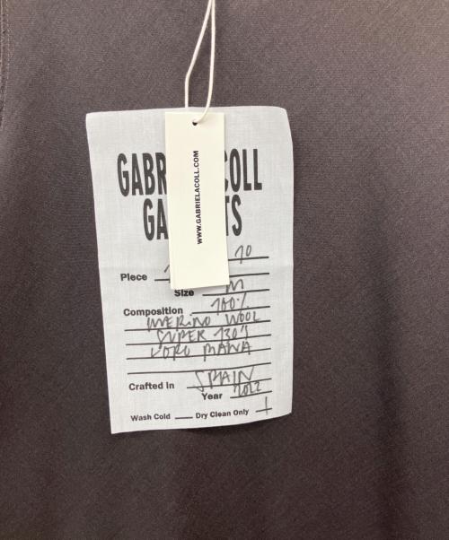 gabriela coll garments（ガブリエラコールガーメンツ）GABRIELA COLL GARMENTS (ガブリエラコールガーメンツ) LORO PIANA FINE WOOL BIAS CUT DRESS ブラウン サイズ:Mの古着・服飾アイテム