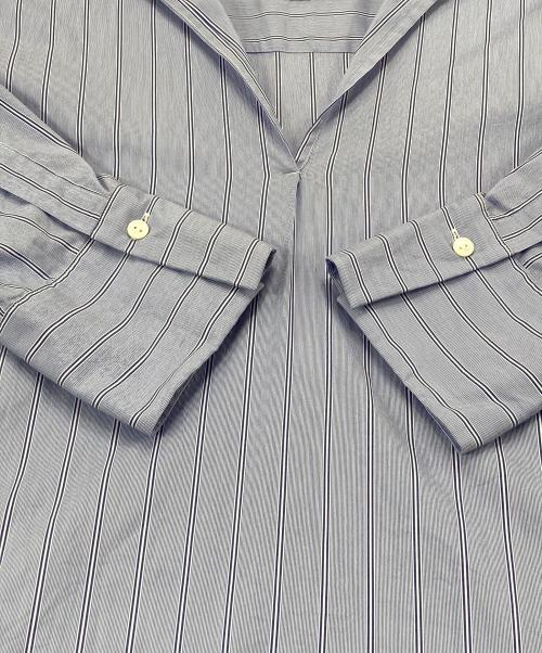 journal standard L'essage（ジャーナルスタンダード レサージュ）journal standard L'essage (ジャーナルスタンダード レサージュ) TCタイプライターシャツワンピース ブルー サイズ:サイズ表記なしの古着・服飾アイテム