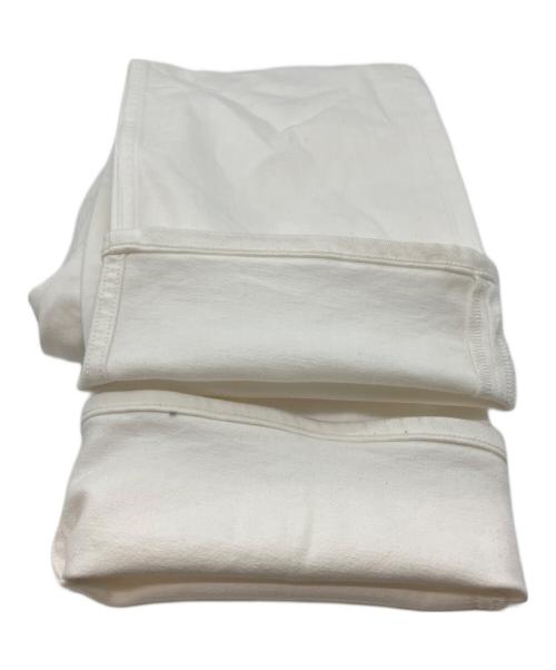 YANUK（ヤヌーク）YANUK (ヤヌーク) LEAボーイズストレート ホワイト サイズ:24の古着・服飾アイテム