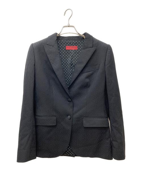 DOLCE & GABBANA（ドルチェ＆ガッバーナ）DOLCE & GABBANA (ドルチェ＆ガッバーナ) テーラードジャケット　F29N0T ブラック サイズ:42の古着・服飾アイテム