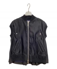 中古・古着通販】sacai (サカイ) Nylon Twill Vest オリーブ サイズ