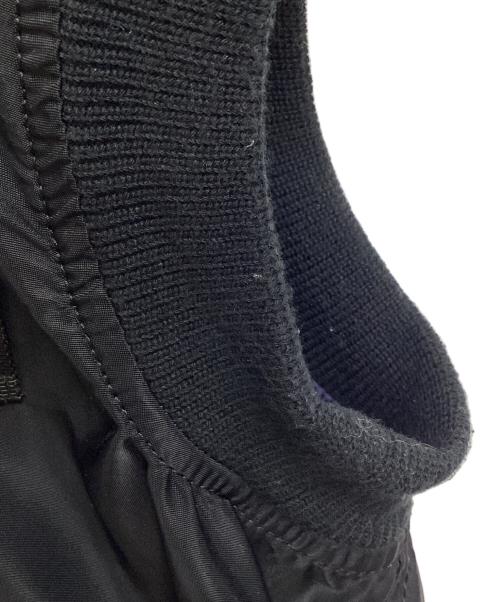 sacai（サカイ）sacai (サカイ) MA-1 NYLON VEST ブラック サイズ:2の古着・服飾アイテム
