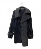 sacaiサカイ）の古着「wool × Trench docking coat 21-05853」｜ブラック