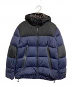 BLACK LABEL CRESTBRIDGEブラックレーベル クレストブリッジ）の古着「カラーブロックストレッチスポーツダウンジャケット/Color Block Stretch Sport Down Jacket」｜ネイビー