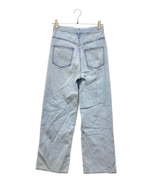 upper hights（アッパーハイツ）upper hights (アッパーハイツ) THE NIECE ハイライズストレートデニム ブルー サイズ:22の古着・服飾アイテム