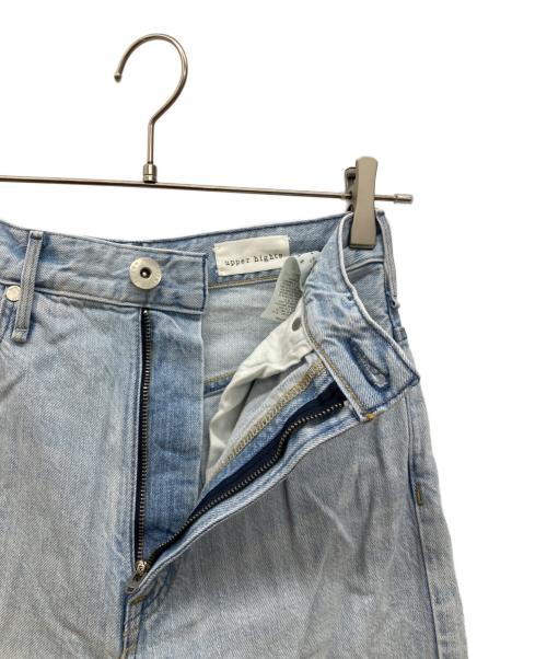 upper hights（アッパーハイツ）upper hights (アッパーハイツ) THE NIECE ハイライズストレートデニム ブルー サイズ:22の古着・服飾アイテム