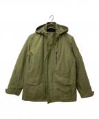 TAKEO KIKUCHIタケオキクチ）の古着「ドビーメモリー ダウンライナーブルゾン　BC931-51350」｜モスグリーン