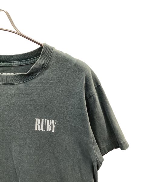 AP STUDIO（エーピーストゥディオ）AP STUDIO (エーピーストゥディオ) WATER’S WHITE RUBY Print TEE グリーン サイズ:フリーの古着・服飾アイテム