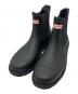 HUNTER（ハンター）の古着「COMMANDO CHELSEA BOOT」｜ブラック