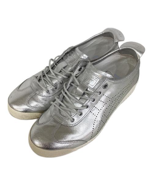Onitsuka Tiger（オニツカタイガー）Onitsuka Tiger (オニツカタイガー) MEXICO 66 SD SLIP-ON　メキシコ　スリッポン　ローカットスニーカー シルバー サイズ:23の古着・服飾アイテム