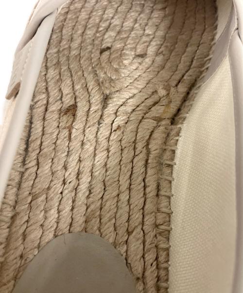 GUCCI（グッチ）GUCCI (グッチ) GGキャンバスエスパドリーユ アイボリー サイズ:SIZE37　1/2の古着・服飾アイテム