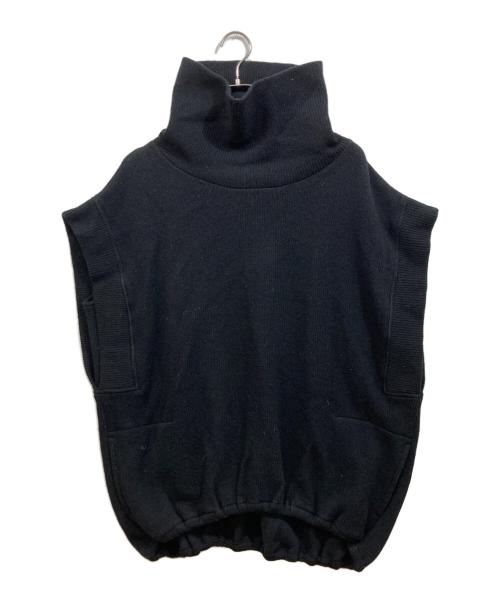 COGTHEBIGSMOKE（コグザビッグスモーク）COGTHEBIGSMOKE (コグザビッグスモーク) GISELLE ROLLNECK GILLET ブラック サイズ:Freeの古着・服飾アイテム