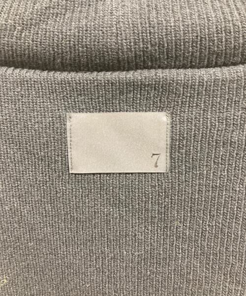 COGTHEBIGSMOKE（コグザビッグスモーク）COGTHEBIGSMOKE (コグザビッグスモーク) GISELLE ROLLNECK GILLET ブラック サイズ:Freeの古着・服飾アイテム