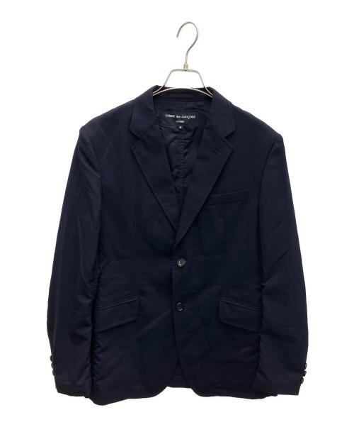 COMME des GARCONS HOMME（コムデギャルソン オム）COMME des GARCONS HOMME (コムデギャルソン オム) ウールトロ2Bジャケット ネイビー サイズ:Sの古着・服飾アイテム