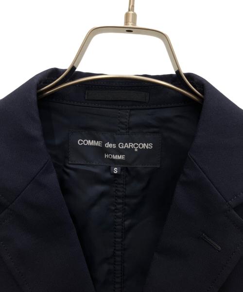 COMME des GARCONS HOMME（コムデギャルソン オム）COMME des GARCONS HOMME (コムデギャルソン オム) ウールトロ2Bジャケット ネイビー サイズ:Sの古着・服飾アイテム