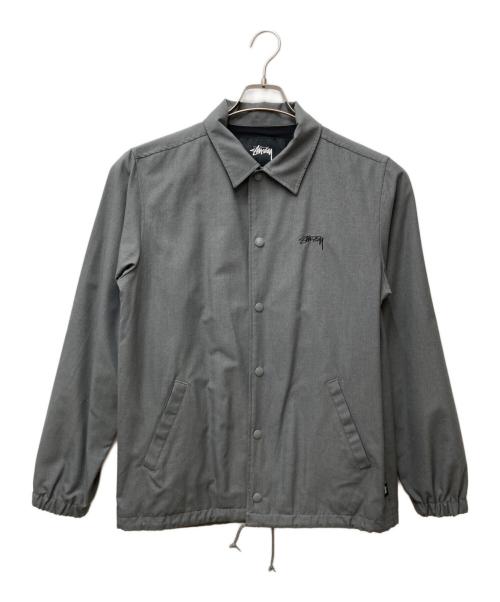 stussy（ステューシー）stussy (ステューシー) コーチジャケット グレー サイズ:Sの古着・服飾アイテム