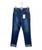 JOURNAL STANDARD relumeジャーナルスタンダード レリューム）の古着「ASYMMETRY HEMデニムパンツ　アシンメトリーヘムデニムパンツ」｜インディゴ