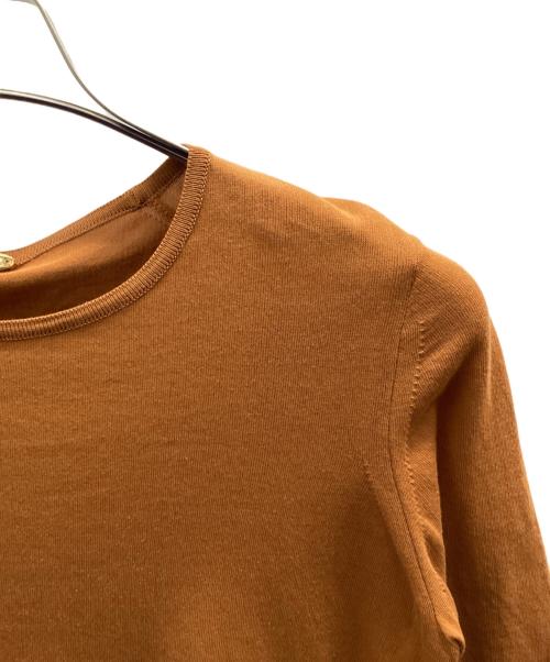 MUSE de Deuxieme Classe（ミューズ ドゥーズィエム クラス）MUSE de Deuxieme Classe (ミューズ ドゥーズィエム クラス) FF grace クルーネックプルオーバー オレンジ サイズ:36の古着・服飾アイテム