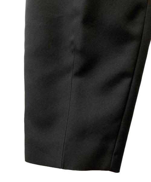 JIL SANDER（ジルサンダー）JIL SANDER (ジルサンダー) ハイウエストタックパンツ ブラック サイズ:32の古着・服飾アイテム