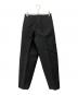 JIL SANDER (ジルサンダー) ハイウエストタックパンツ ブラック サイズ:32：20000円