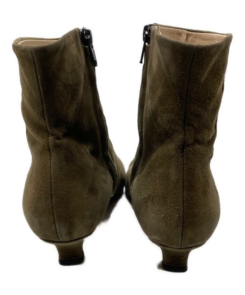 FABIO RUSCONI（ファビオルスコーニ）FABIO RUSCONI (ファビオルスコーニ) スエードショートブーツ ブラウン サイズ:38の古着・服飾アイテム