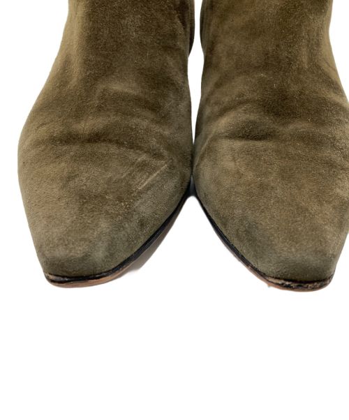 FABIO RUSCONI（ファビオルスコーニ）FABIO RUSCONI (ファビオルスコーニ) スエードショートブーツ ブラウン サイズ:38の古着・服飾アイテム