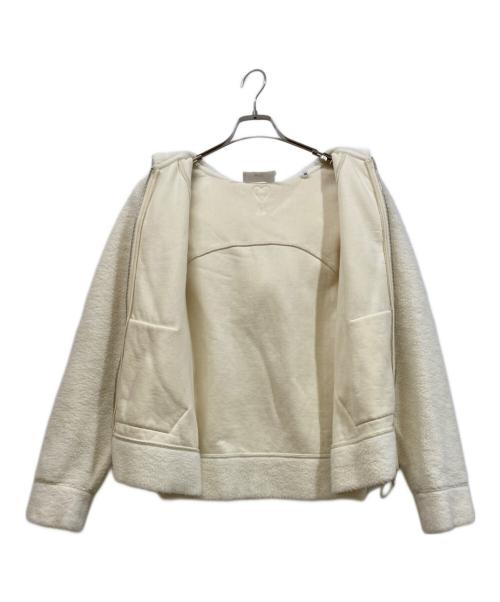 AMI Alexandre Mattiussi（アミアレクサンドルマテュッシ）AMI Alexandre Mattiussi (アミ アレクサンドル マテュッシ) ボアパーカー アイボリー サイズ:XSの古着・服飾アイテム