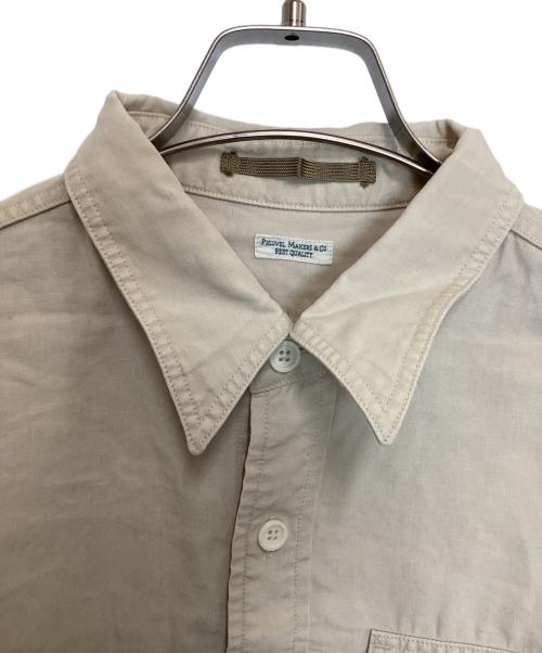 PHIGVEL MAKERS & Co.（フィグベルマーカーズ）PHIGVEL MAKERS & Co. (フィグベルマーカーズ) リネンシャツ ベージュ サイズ:2の古着・服飾アイテム