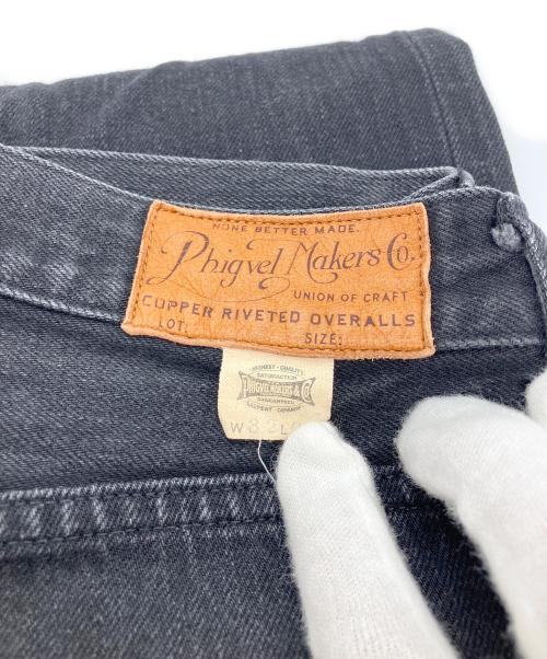 PHIGVEL MAKERS & Co.（フィグベルマーカーズ）PHIGVEL MAKERS & Co. (フィグベルマーカーズ) Classic Jeans　クラシックジーンズ　デニムパンツ ブラック サイズ:32の古着・服飾アイテム
